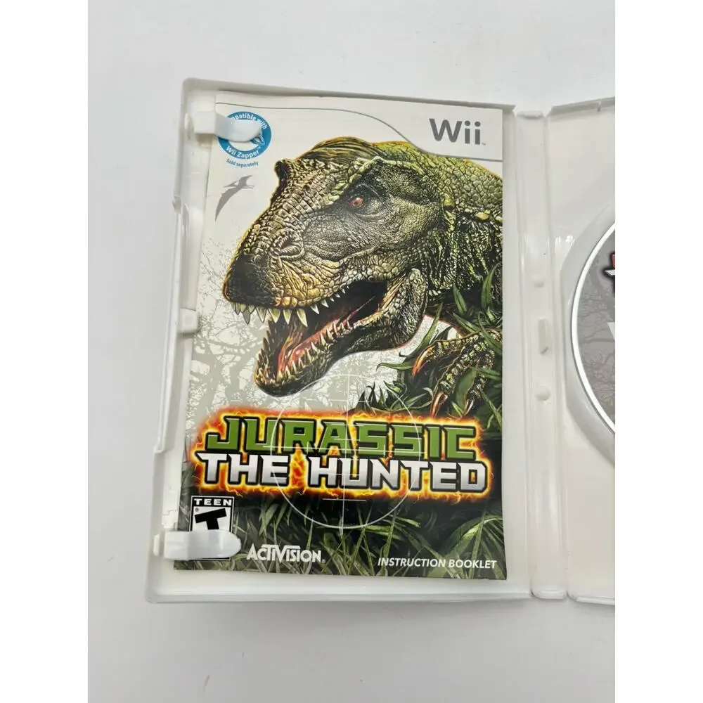 Jurassic: The Hunted (Nintendo Wii, 2009) Complete w/ Manual - Tested Working